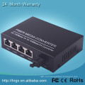 4 port fast electrical ethernet multimode optical fiber switch